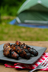Bacon Wrapped Cheese Dogs