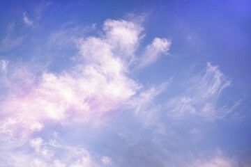 blue sky with clouds