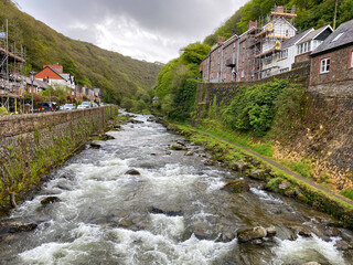 river in the village