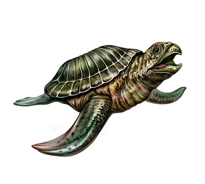 Ancient sea turtle (Archelon ischyros)