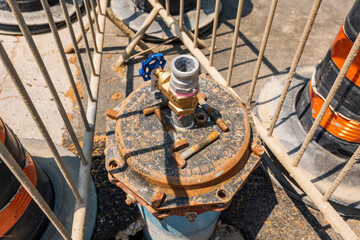 Pipes and fixtures used in a project to replace and upgrade the basic drinking water infastructure...