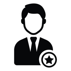 favorite user icon design vector