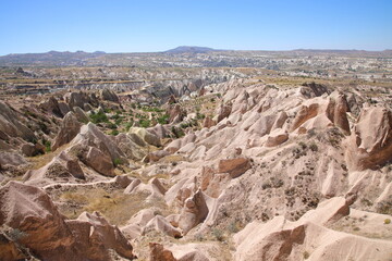 View of the Rose Valley, Cappadocia Turkey