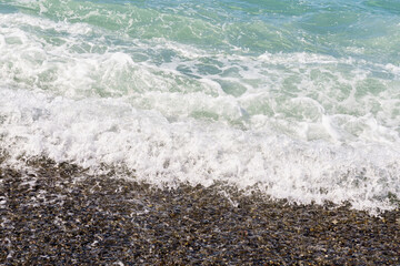 sea waves. Perfect for holiday summer background, Tropical destination.