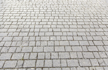 Paving stones on the ground