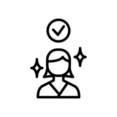 Clean and healthy male icon

