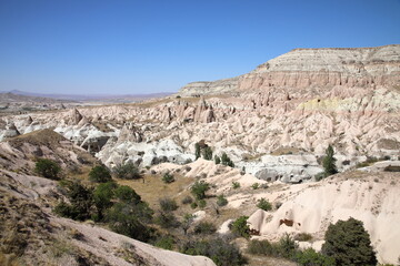 Fototapeta na wymiar View of the Red Valley, Cappadocia Turkey