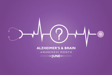 Alzheimer's and Brain Awareness Month observed in June. It is an irreversible, progressive brain disorder that slowly destroys memory and thinking skills.