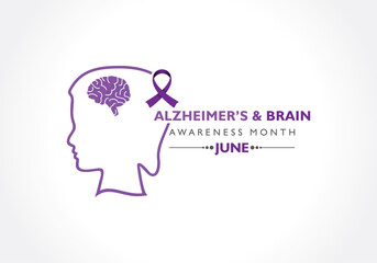 Alzheimer's and Brain Awareness Month observed in June. It is an irreversible, progressive brain disorder that slowly destroys memory and thinking skills.