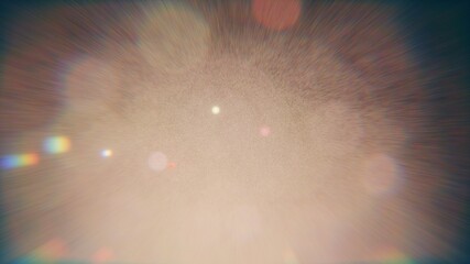 Crystal Optical Flare Film Dust Overlay Effect Vintage Abstract Bokeh and Light Leaks Photo with Retro Camera Defocused Blur Reflection Bright Sunlights. Use Screen Overlay Mode for Photo Processing.