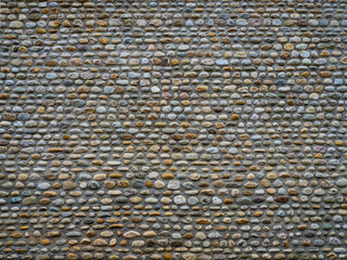 Texture of a stone wall horizontally