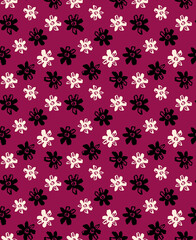 Seamless flower pattern, floral print.