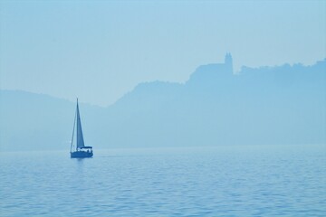 sailboat in the sea
