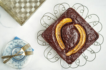 Chocolate banana bread