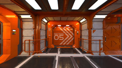 宇宙船内部 © tsuneomp