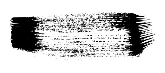 Black grunge brush strokes