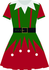 Santa claus women's clothing