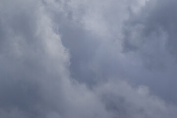 stormy dark clouds in the sky