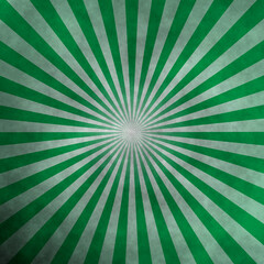 Green Sunburst Pattern Background. Rays. Sunburst background. Green radial background.