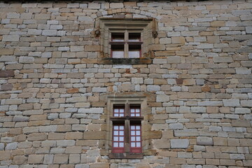 mur en grès de Corrèze