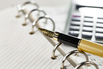 Office accessories for business management.