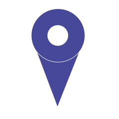 Graphic flat location icon for your design and website