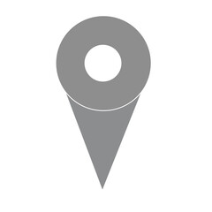 Graphic flat location icon for your design and website
