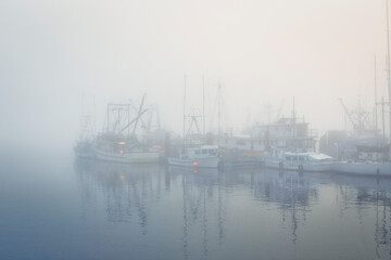 Fishing port industry, Port Alberni, Vancouver Island, Bc
