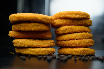 hamburguesas congeladas de pollo