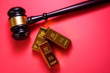 The holding of gold to protect against inflation is monitored by the courts.