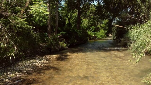 fiume, avventura, escursione, trekking, acqua, percorso, nella natura, canne, ruscello, sorvolo, torrente, acqua dolce, corso d'acqua, all'aperto, campeggio