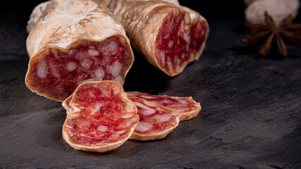 Slices of salami