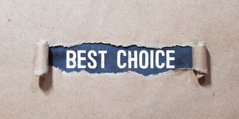 best choice sign a paper price tag against rustic red painted barn wood.