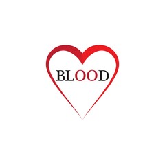 Blood illustration logo
