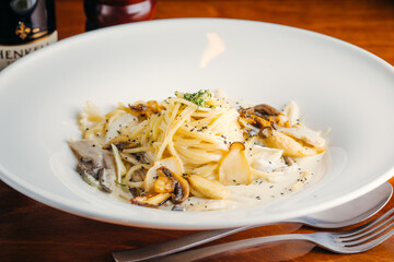 pasta with mushrooms