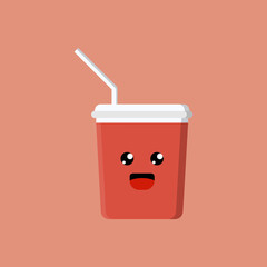 Character Drink Soda Cola Cute illustration