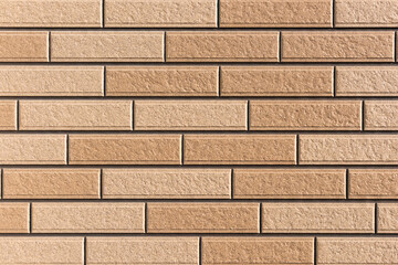 Japanese exterior wall cladding in a modern style. Imitates brick wall.