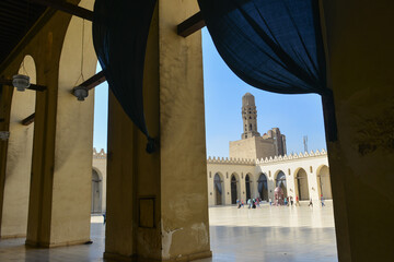 Al Hakim Mosque  courtyard - Cairo, Egypt
