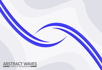 abstract blue wave background