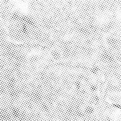 Halftone dotted grunge background. Trendy distress dirty design element. Overlay dots texture. Grungy style