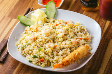 Shrimp fired rice