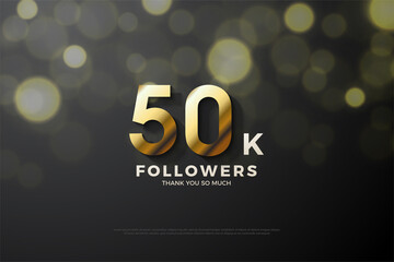 50k background followers for celebration and gratitude.