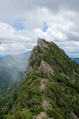 Naklejka premium 石鎚山 天狗岳（愛媛県）
