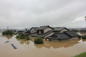 西日本豪雨の真備