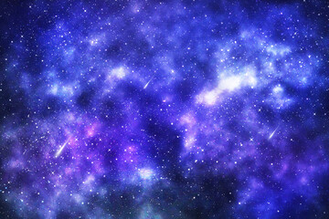 Galaxy with stars and space background. backdrop illustration	
