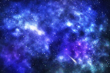Obraz na płótnie Canvas Galaxy with stars and space background. backdrop illustration