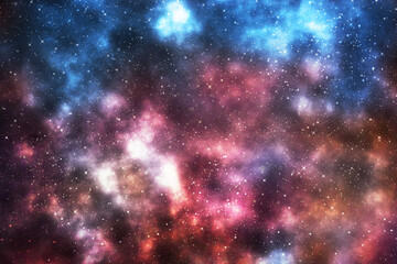 Fototapeta na wymiar Galaxy with stars and space background. backdrop illustration 