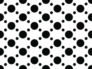 Black pattern vector illustration on white background Contemporary modern style pattern design