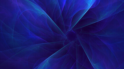 3D rendering abstract multicolor fractal light background