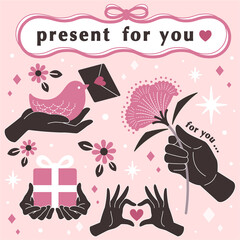 贈り物 プレゼント サプライズ present for you!_cute